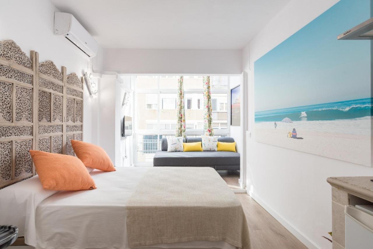 Studio Malagueta Beach Málaga Exteriör bild